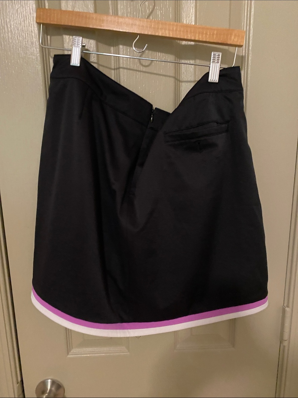 Lady Hagen Black Skort with Purple Trim - Picture 7 of 7